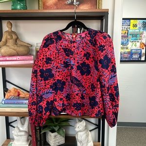 Lilly Pulitzer puffed sleeve top.  XXS
